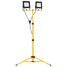 LED reflektor s stojalom 2x50 W hladno bel